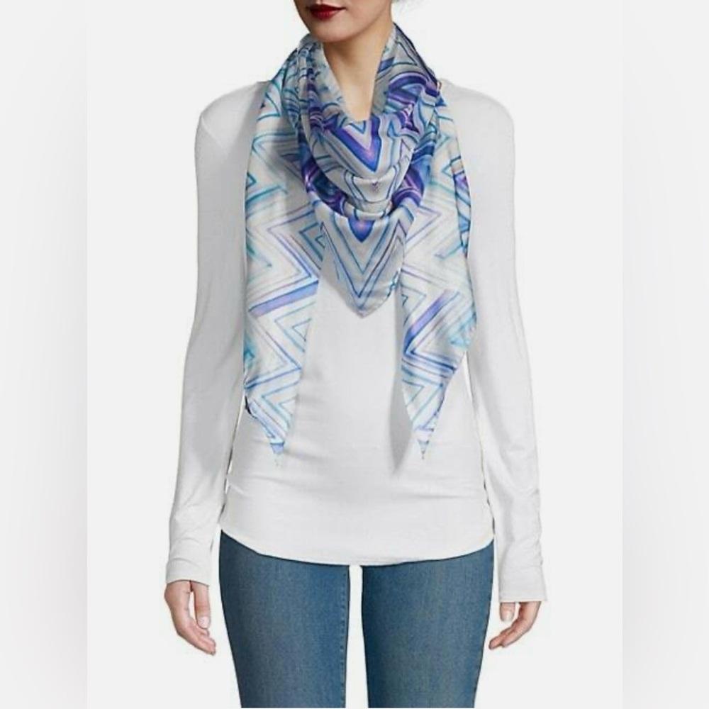 Missoni Silk Chevron Scarf